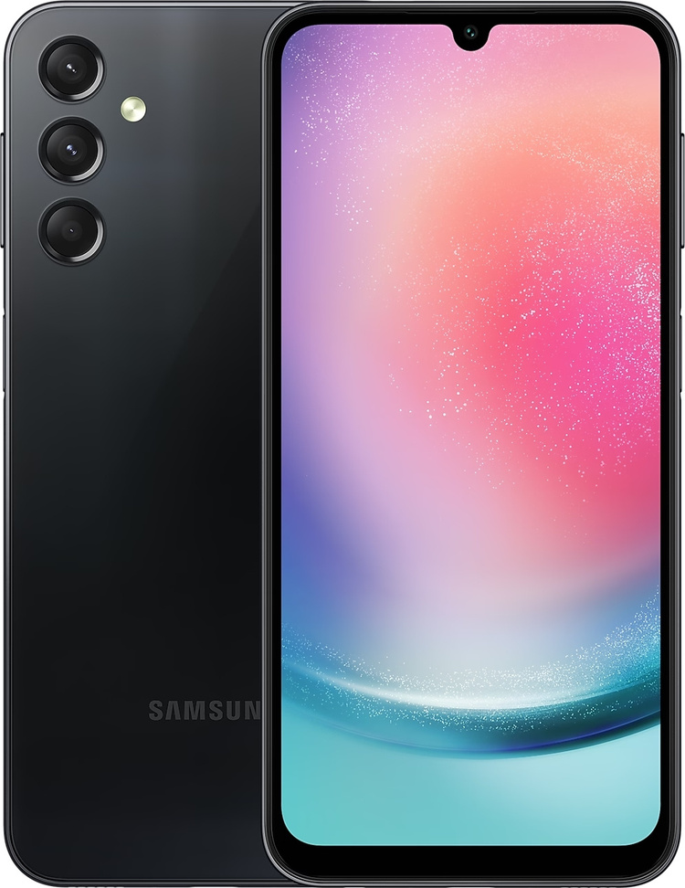 Смартфон Samsung Galaxy A24 6 ГБ/128 ГБ черный