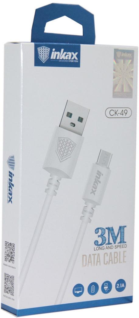 Кабель Inkax CK-49 Micro-USB 3 м