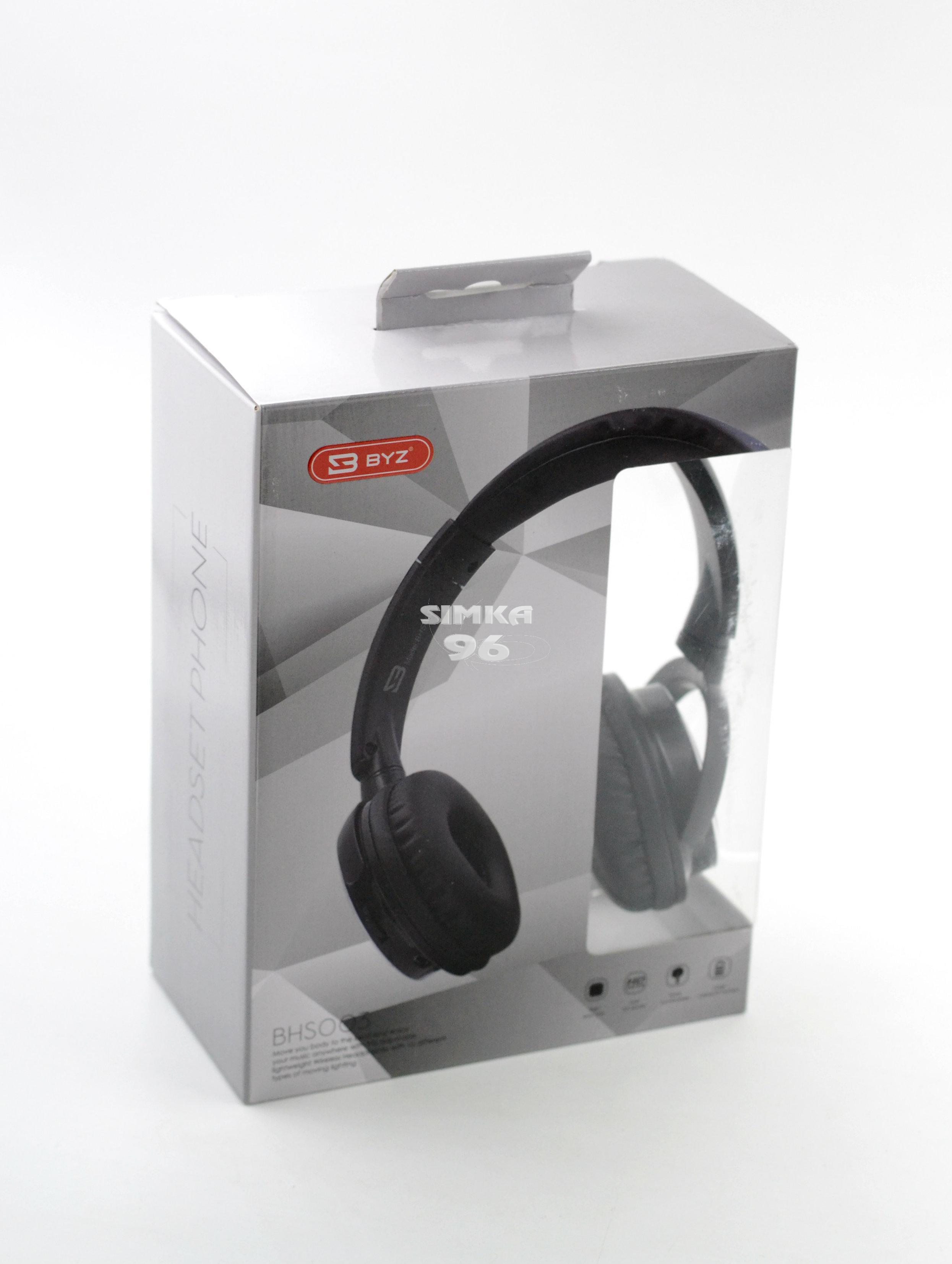 Наушники Byz BHSOO3 Black,White 