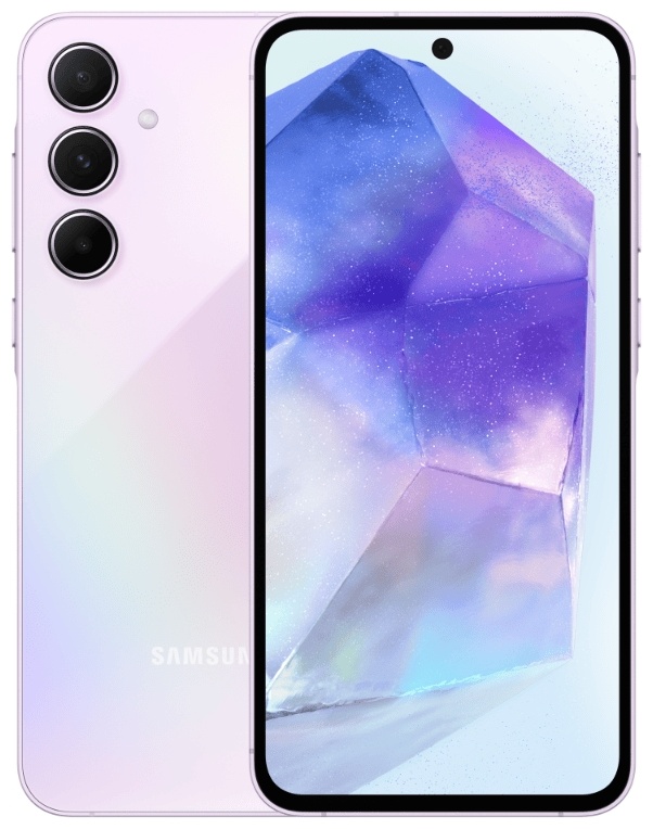 Смартфон Samsung Galaxy A55 5G 8 ГБ/256 ГБ сиреневый