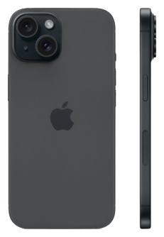 Смартфон Apple iPhone 15 128Gb черный