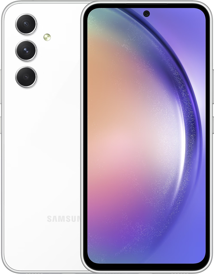 Смартфон Samsung Galaxy A54 5G 6 ГБ/128 ГБ белый