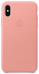 Apple Silicone Case для iPhone X/XS нежно-розовый