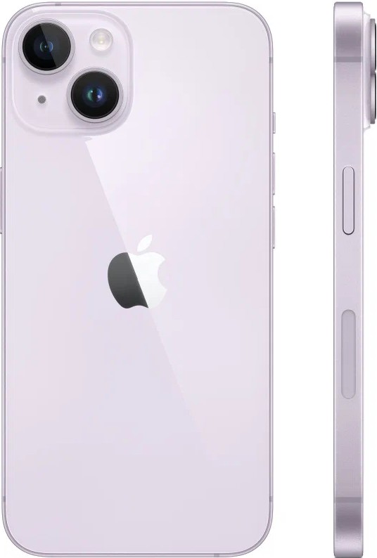 Смартфон Apple iPhone 14 256Gb сиреневый