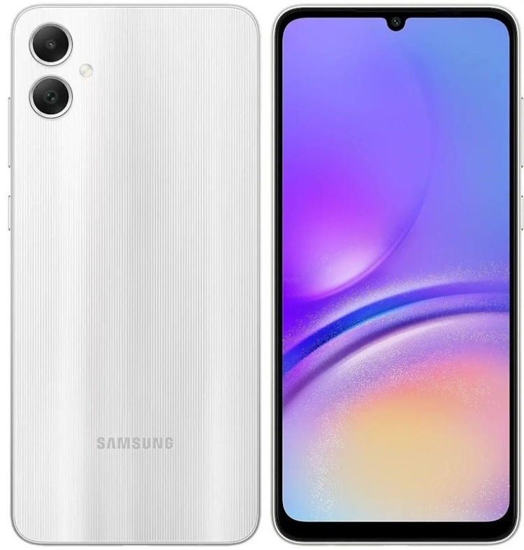 Смартфон Samsung Galaxy A05 4 ГБ/64 ГБ серебристый