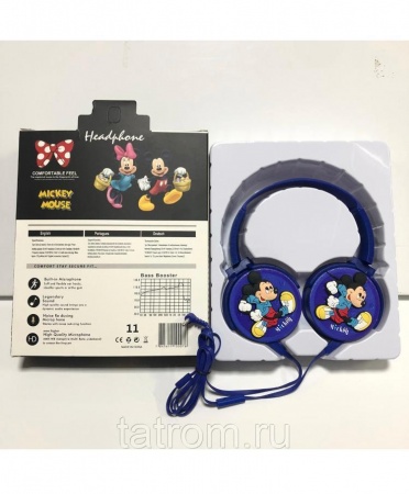 Стерео наушники KR-6000 (Mickey Mouse)