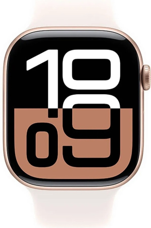 Смарт-часы Apple Watch Series 10 42 мм золотистый-белый