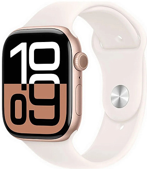 Смарт-часы Apple Watch Series 10 M/L 46 мм золотистый-белый